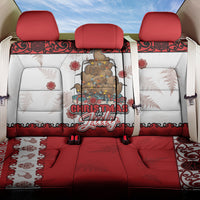New Zealand July Christmas Back Car Seat Cover Maori Kiwi Xmas Tree - White LT05 One Size White - Polynesian Pride