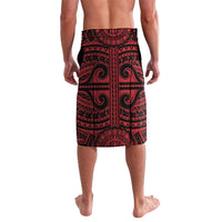 Hawaii King Kamehameha Lavalava With Hawaiian Ipu Motifs Red Version