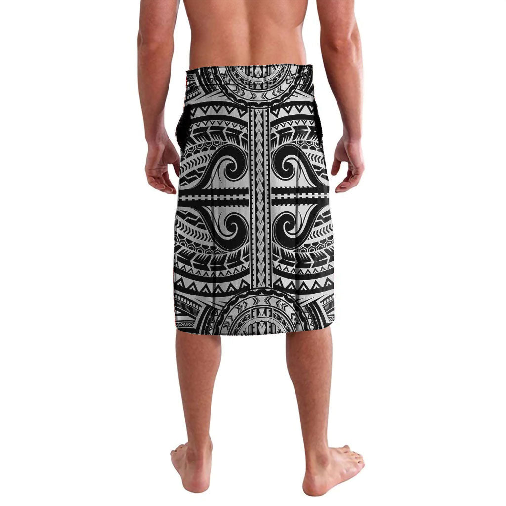 Hawaii King Kamehameha Lavalava With Hawaiian Ipu Motifs Black Version