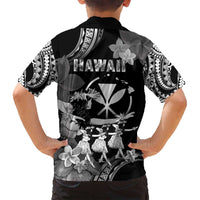 Hawaii Beautiful Hula Dancers Family Matching Off Shoulder Maxi Dress and Hawaiian Shirt With Ipu Keke And Pahu Drum LT05 - Polynesian Pride