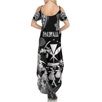 Hawaii Beautiful Hula Dancers Family Matching Summer Maxi Dress and Hawaiian Shirt With Ipu Keke And Pahu Drum LT05 - Polynesian Pride