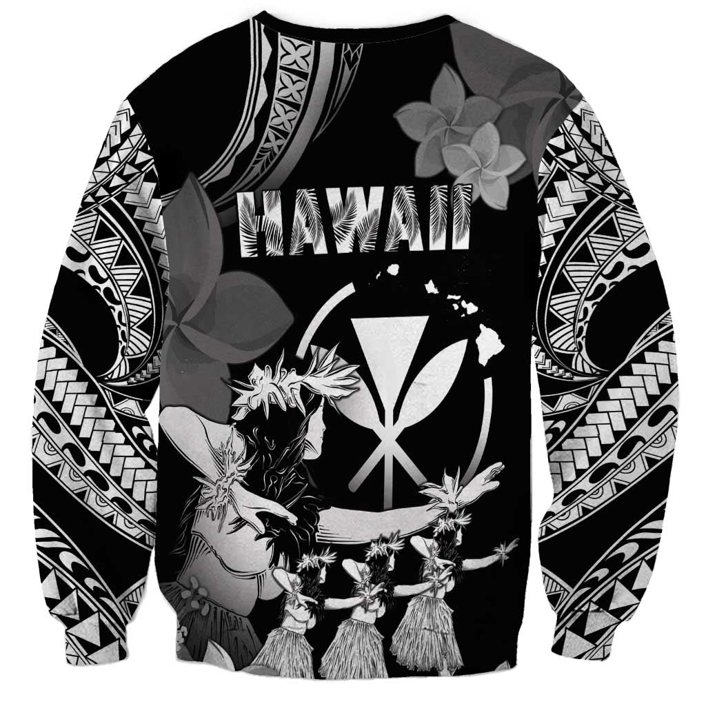 Hawaii Beautiful Hula Dancers Sweatshirt With Ipu Keke And Pahu Drum