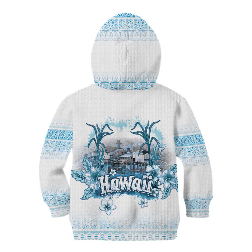 Hawaii Sugar Plantation Kid Hoodie With Hawaiian Tapa Pattern LT05 - Polynesian Pride