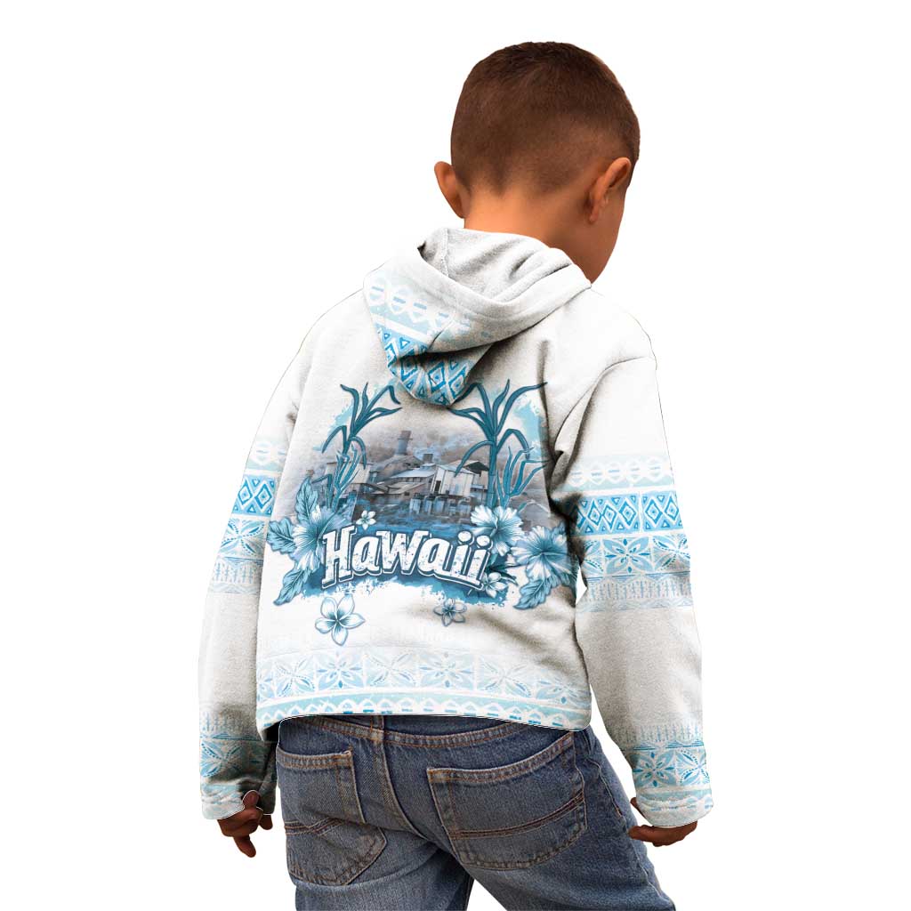 Hawaii Sugar Plantation Kid Hoodie With Hawaiian Tapa Pattern LT05 - Polynesian Pride