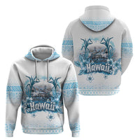 Hawaii Sugar Plantation Zip Hoodie With Hawaiian Tapa Pattern LT05 - Polynesian Pride