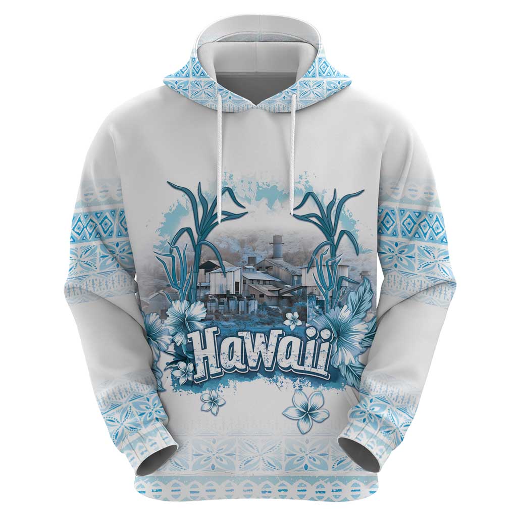 Hawaii Sugar Plantation Zip Hoodie With Hawaiian Tapa Pattern LT05 - Polynesian Pride
