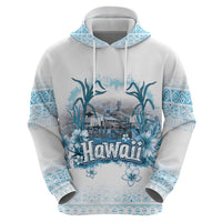 Hawaii Sugar Plantation Zip Hoodie With Hawaiian Tapa Pattern LT05 - Polynesian Pride