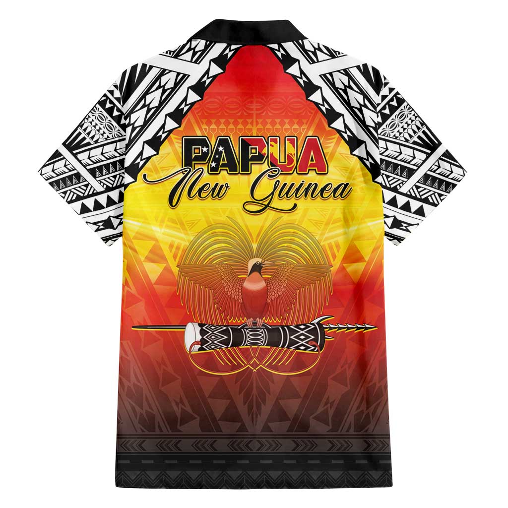 Papua New Guinea 50th Independence Day Family Matching Long Sleeve Bodycon Dress and Hawaiian Shirt One People One Nation One PNG LT05 - Polynesian Pride