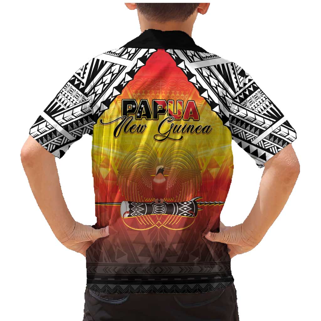 Papua New Guinea 50th Independence Day Family Matching Mermaid Dress and Hawaiian Shirt One People One Nation One PNG LT05 - Polynesian Pride