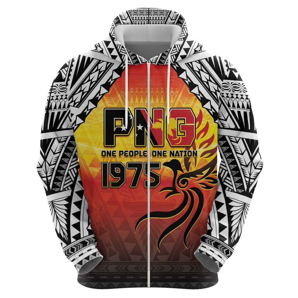 Papua New Guinea 50th Independence Day Hoodie One People One Nation One PNG LT05 - Polynesian Pride