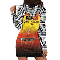 Papua New Guinea 50th Independence Day Hoodie Dress One People One Nation One PNG LT05 - Polynesian Pride