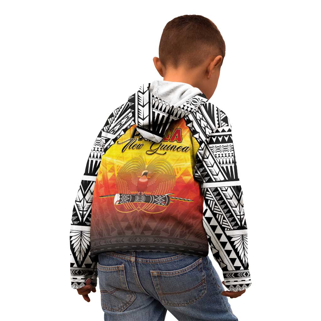 Papua New Guinea 50th Independence Day Kid Hoodie One People One Nation One PNG LT05 - Polynesian Pride