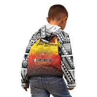 Papua New Guinea 50th Independence Day Kid Hoodie One People One Nation One PNG LT05 - Polynesian Pride