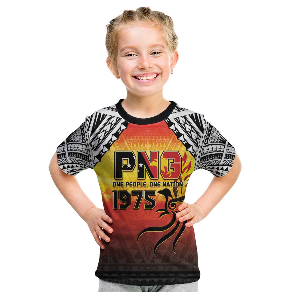 Papua New Guinea 49th Independence Day Kid T Shirt One People One Nation One PNG