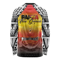 Papua New Guinea 50th Independence Day Long Sleeve Shirt One People One Nation One PNG LT05 - Polynesian Pride