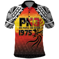 Papua New Guinea 49th Independence Day Polo Shirt One People One Nation One PNG