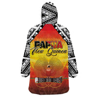 Papua New Guinea 50th Independence Day Wearable Blanket Hoodie One People One Nation One PNG LT05 - Polynesian Pride