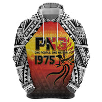 Papua New Guinea 50th Independence Day Zip Hoodie One People One Nation One PNG LT05 - Polynesian Pride