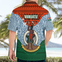 Vanuatu Penama Province Hawaiian Shirt Vanuatuan Coat Of Arms Polynesian Pattern LT05 - Polynesian Pride