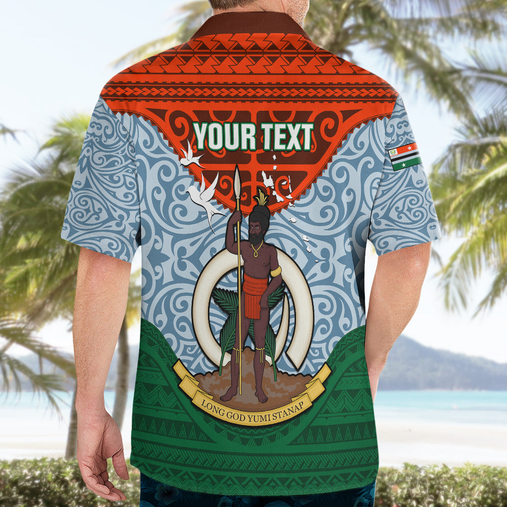 Personalized Vanuatu Penama Province Hawaiian Shirt Vanuatuan Coat Of Arms Polynesian Pattern LT05 - Polynesian Pride