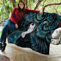 New Zealand Aotearoa Quilt Maori Tane Te Waiora Paua Shell Glitter Turquoise