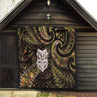 New Zealand Aotearoa Quilt Maori Wheku Paua Shell Glitter Gold LT05 - Polynesian Pride