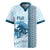 Custom Fiji Regatta Rugby Jersey Palm Tree Tapa Pattern - Polynesian Pride