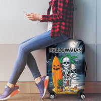 Hawaii Halloween Luggage Cover Hallowaiian Skeleton Surf LT05 - Polynesian Pride