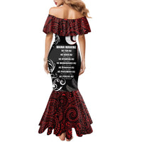 New Zealand Aotearoa Mana Wahine Family Matching Mermaid Dress and Hawaiian Shirt LT05 - Polynesian Pride