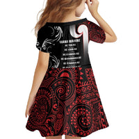 New Zealand Aotearoa Mana Wahine Family Matching Summer Maxi Dress and Hawaiian Shirt LT05 - Polynesian Pride