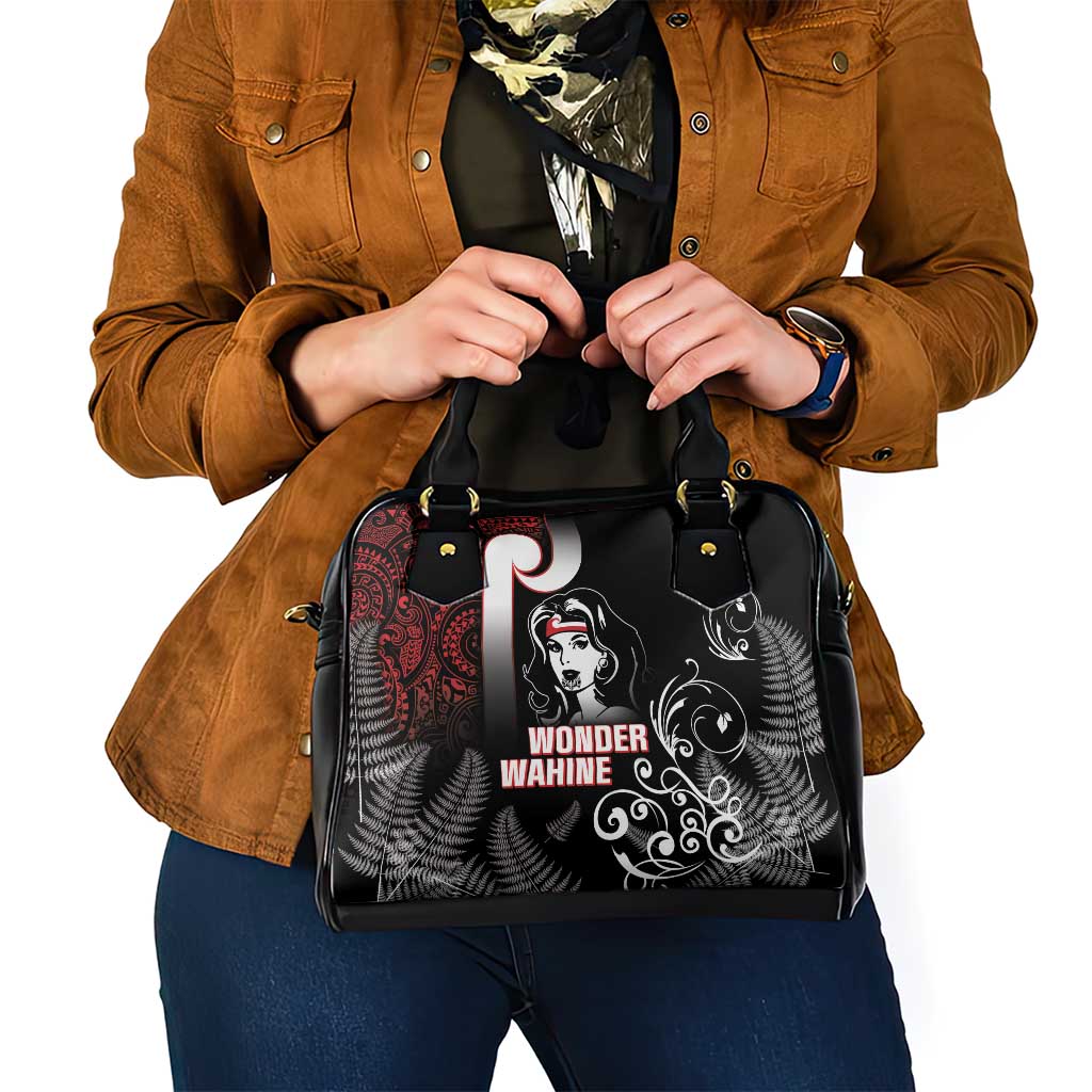 New Zealand Aotearoa Mana Wahine Shoulder Handbag