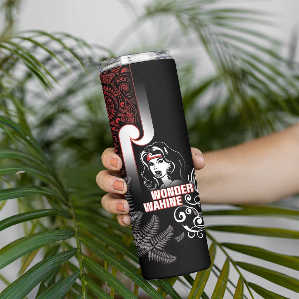 New Zealand Aotearoa Mana Wahine Skinny Tumbler LT05 - Polynesian Pride