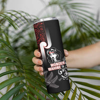 New Zealand Aotearoa Mana Wahine Skinny Tumbler LT05 - Polynesian Pride