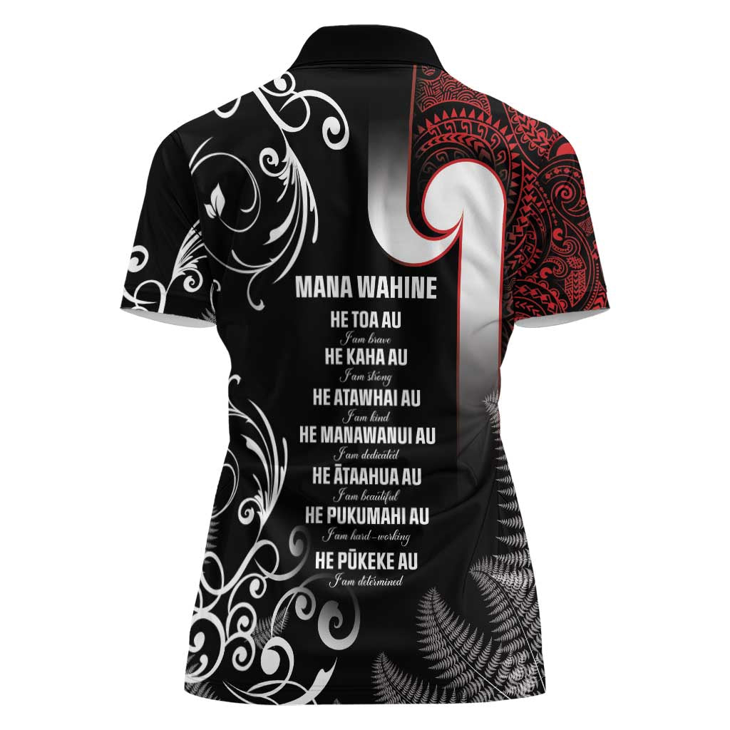 New Zealand Aotearoa Mana Wahine Women Polo Shirt