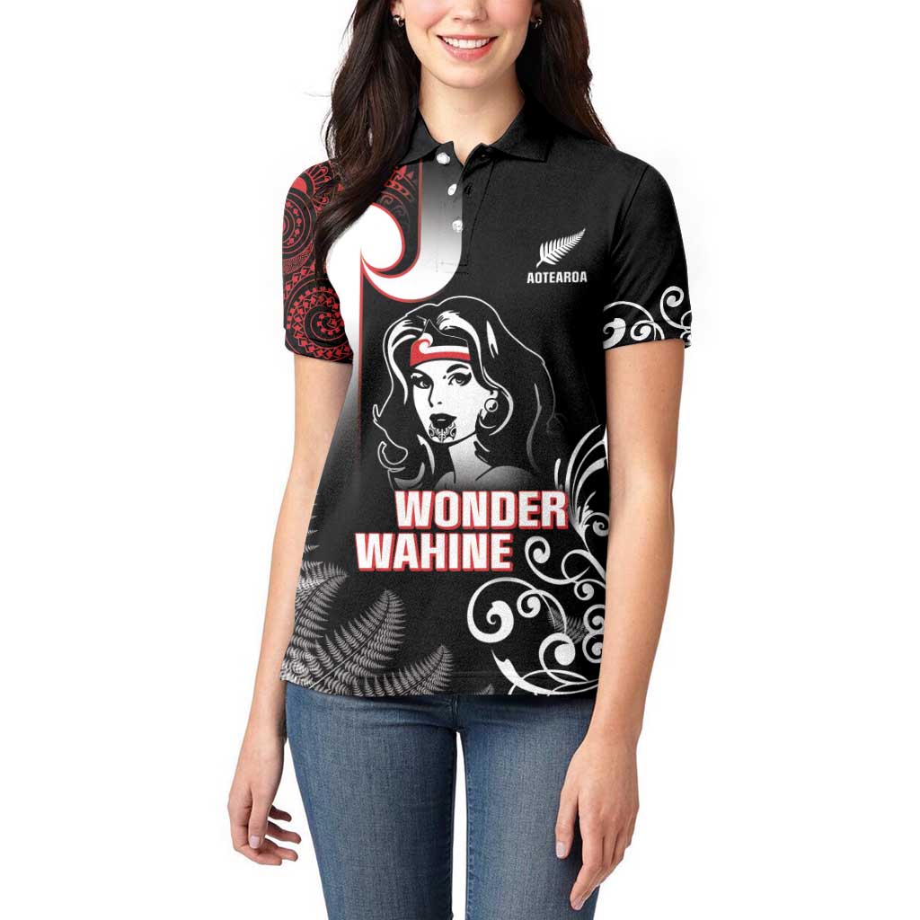 New Zealand Aotearoa Mana Wahine Women Polo Shirt