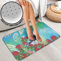 New Zealand Tomtit Bathroom Set Maori Koru With Pohutukawa Galaxy Style LT05 - Polynesian Pride