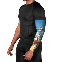 Guam Christmas Arm Sleeves Felis Pasgua Chilling Santa - Polynesian Pride