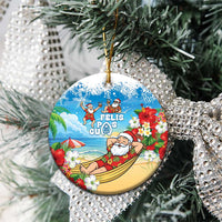 Guam Christmas Ceramic Ornament Felis Pasgua Chilling Santa LT05 - Polynesian Pride