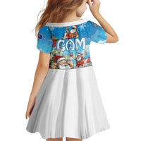 Guam Christmas Family Matching Long Sleeve Bodycon Dress and Hawaiian Shirt Felis Pasgua Chilling Santa LT05 - Polynesian Pride