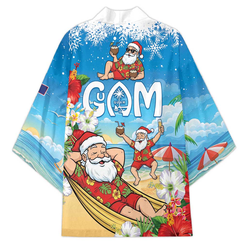 Guam Christmas Kimono Felis Pasgua Chilling Santa LT05 - Polynesian Pride