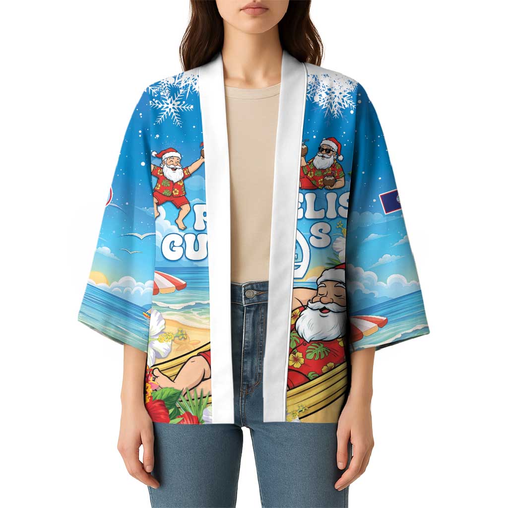 Guam Christmas Kimono Felis Pasgua Chilling Santa LT05 - Polynesian Pride