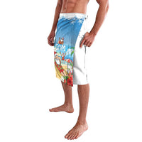 Guam Christmas Lavalava Felis Pasgua Chilling Santa LT05 - Polynesian Pride