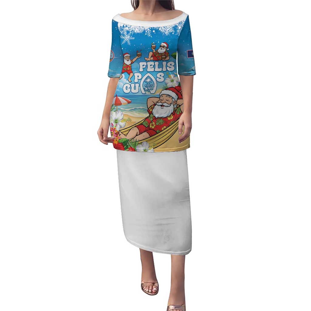 Guam Christmas Puletasi Felis Pasgua Chilling Santa - Polynesian Pride