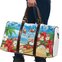 Guam Christmas Travel Bag Felis Pasgua Chilling Santa - Polynesian Pride