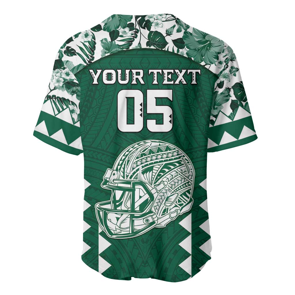 Custom Hawaii Football Baseball Jersey Rainbow Warriors Tropical Vibes LT05 - Polynesian Pride
