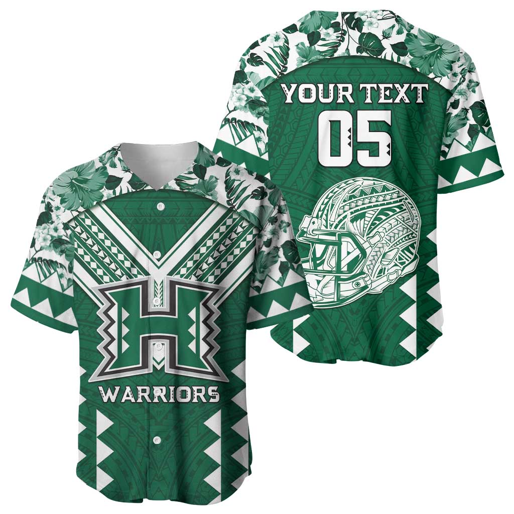 Custom Hawaii Football Baseball Jersey Rainbow Warriors Tropical Vibes LT05 - Polynesian Pride