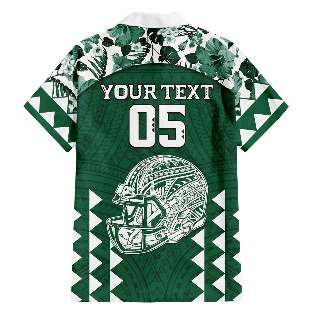 Custom Hawaii Football Family Matching Mermaid Dress and Hawaiian Shirt Rainbow Warriors Tropical Vibes LT05 - Polynesian Pride