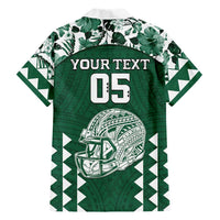 Custom Hawaii Football Family Matching Tank Maxi Dress and Hawaiian Shirt Rainbow Warriors Tropical Vibes LT05 - Polynesian Pride