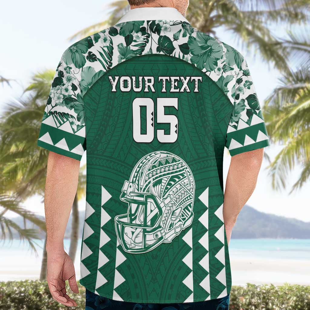 Custom Hawaii Football Hawaiian Shirt Rainbow Warriors Tropical Vibes - Polynesian Pride
