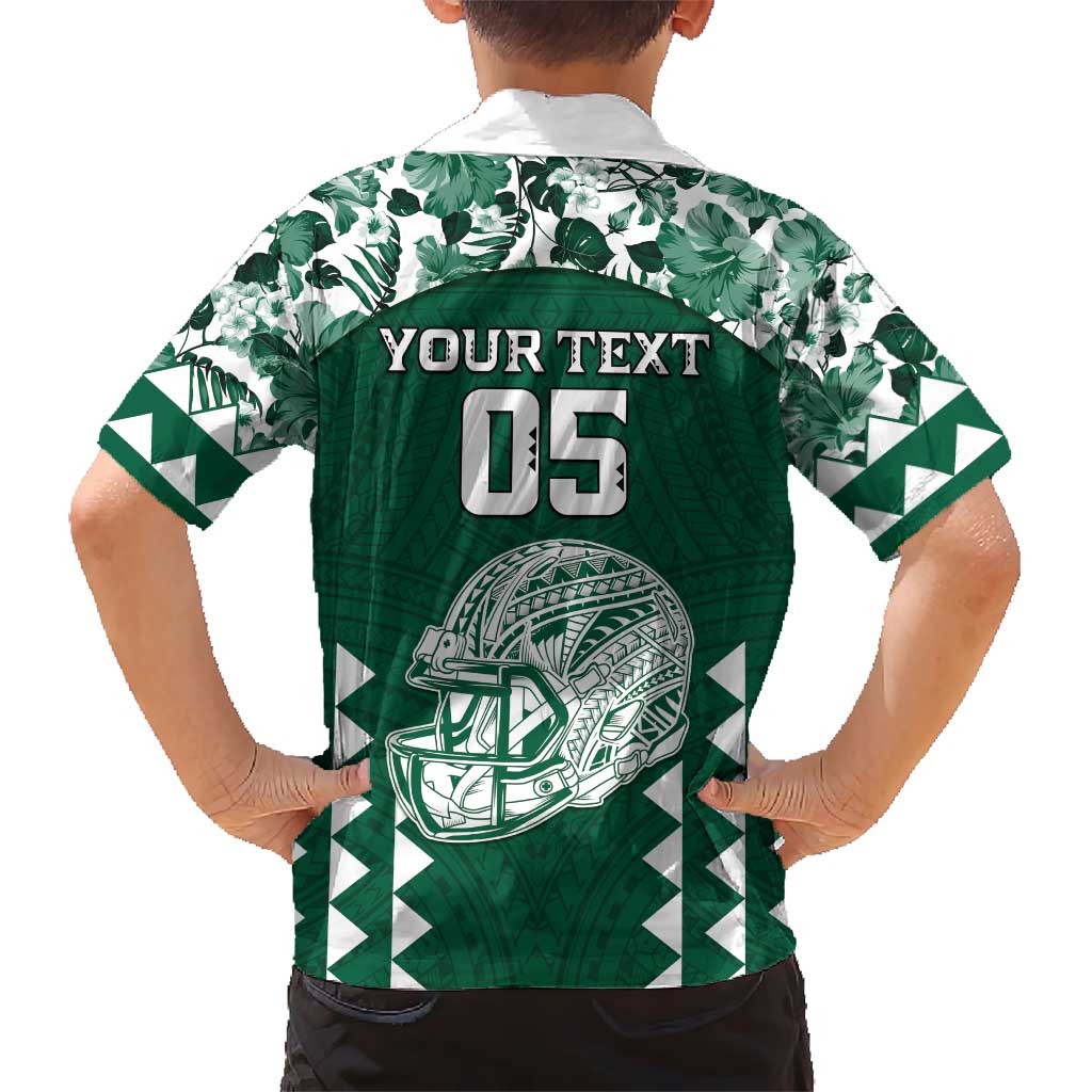 Custom Hawaii Football Hawaiian Shirt Rainbow Warriors Tropical Vibes - Polynesian Pride